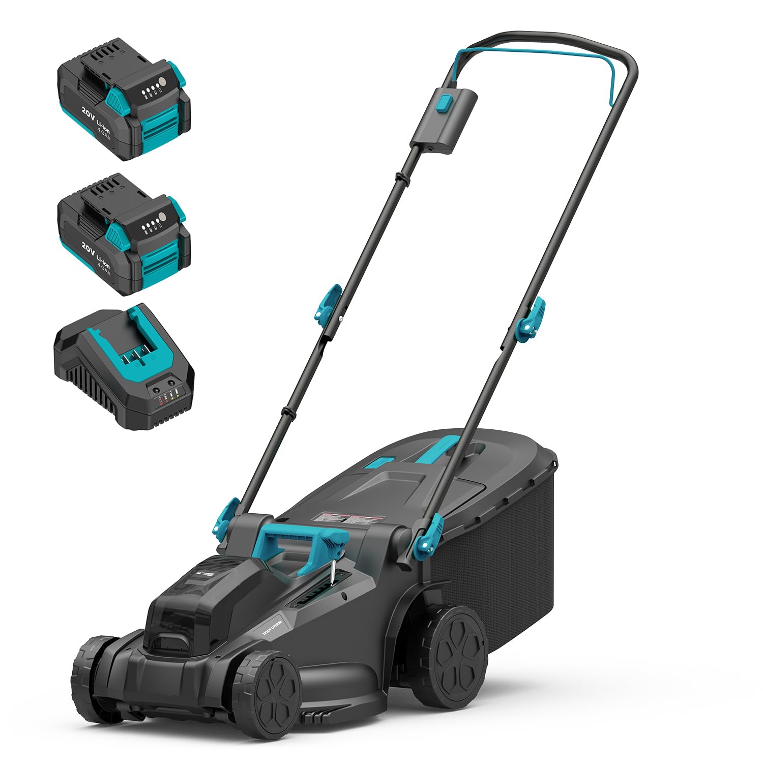 MightyMow 16-inch cordless electric lawn mower