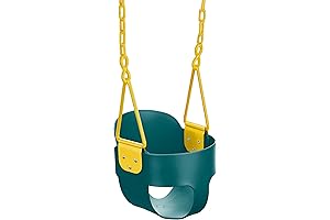Exclusive Green Squirrel Products' Deluxe High Back Full Bucket Toddler Swing