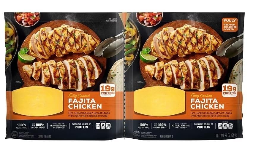 Fajita Chicken. Fully cooked, authentically seasoned, and sliced, these chicken strips are the perfect start to tacos, enchiladas, quesadillas, salads and more. Use these foods to bring your next meal together with ease, or find inspiration for your family menu on the Soules Kitchen recipe page. [ 28 oz , 1.75 lb ]