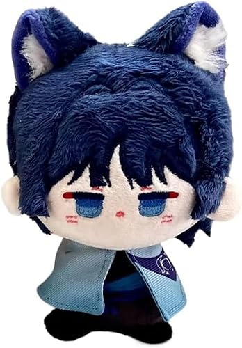 Miniatura 1 de RESIIN Genshin Impact Figura de peluche de tamaño pequeño  Wanderer (4 pulgadas), llavero de anime, regalo suave para los fanáticos del juego