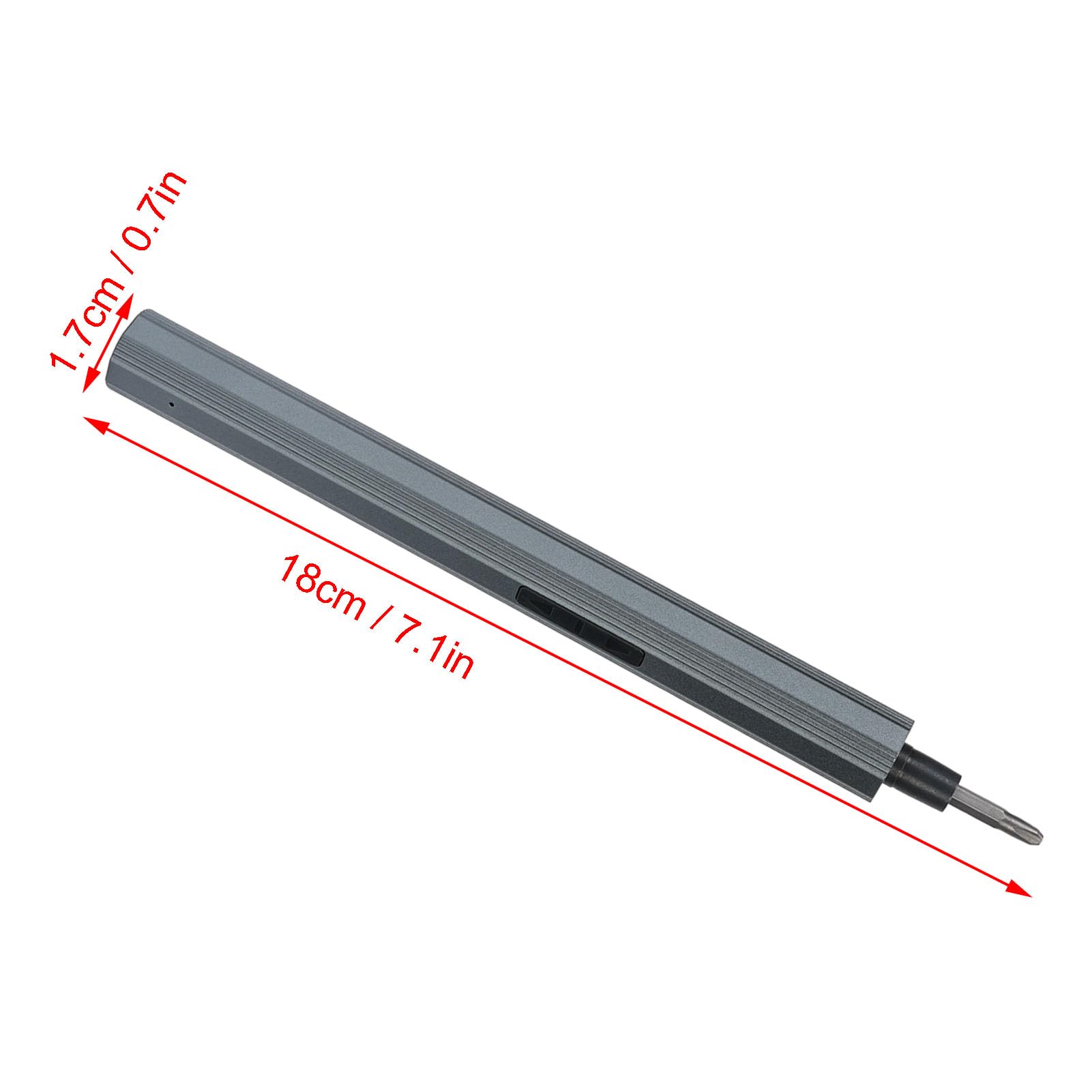 Cacciavite elettrico Cacciavite ricaricabile senza fili con luce a LED con batteria da 45 bit 200r / min 320mAh per riparazione elettronica domestica Smartphone portatile