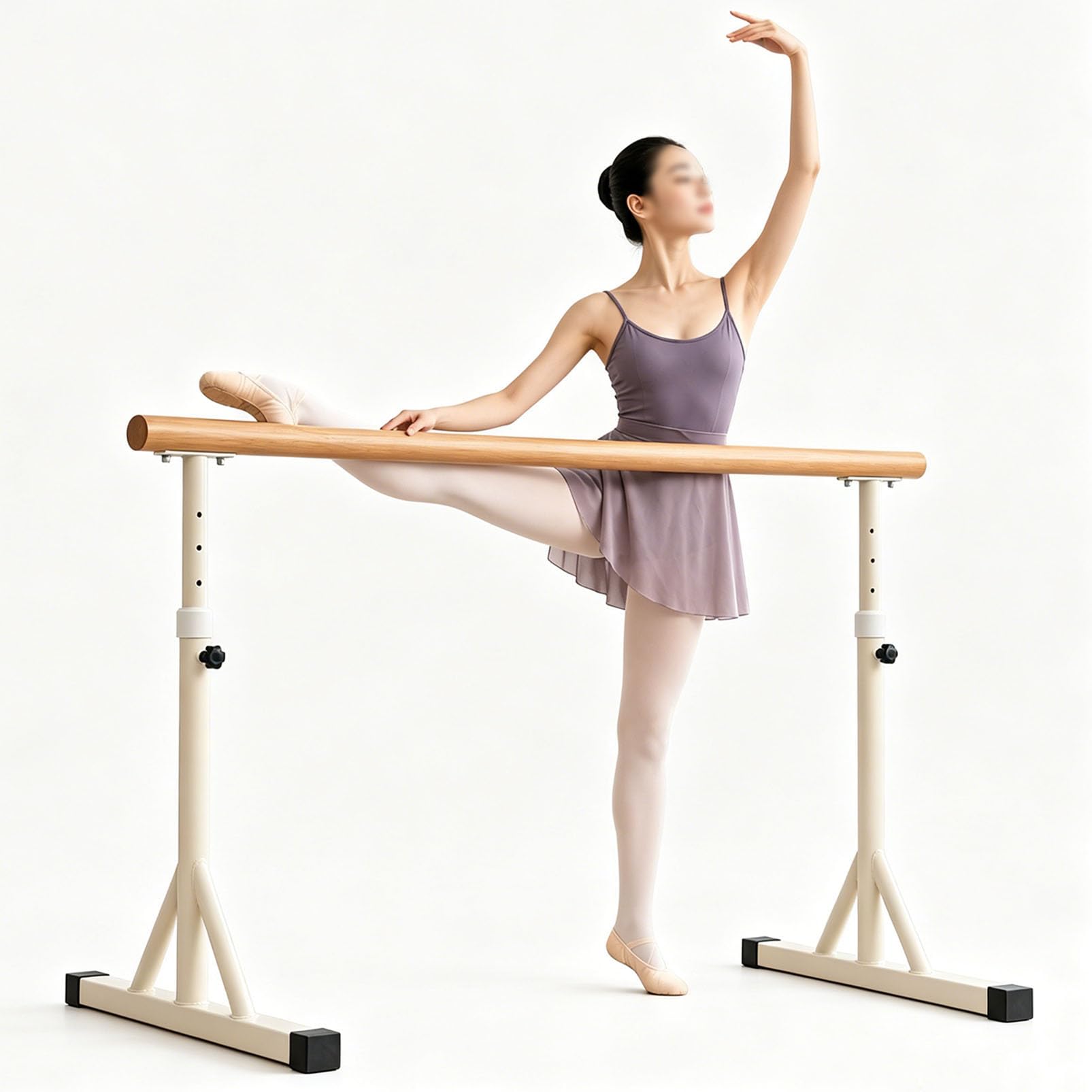 Genérico Barra de Ballet Independiente, Barra de Entrenamiento Ajustable