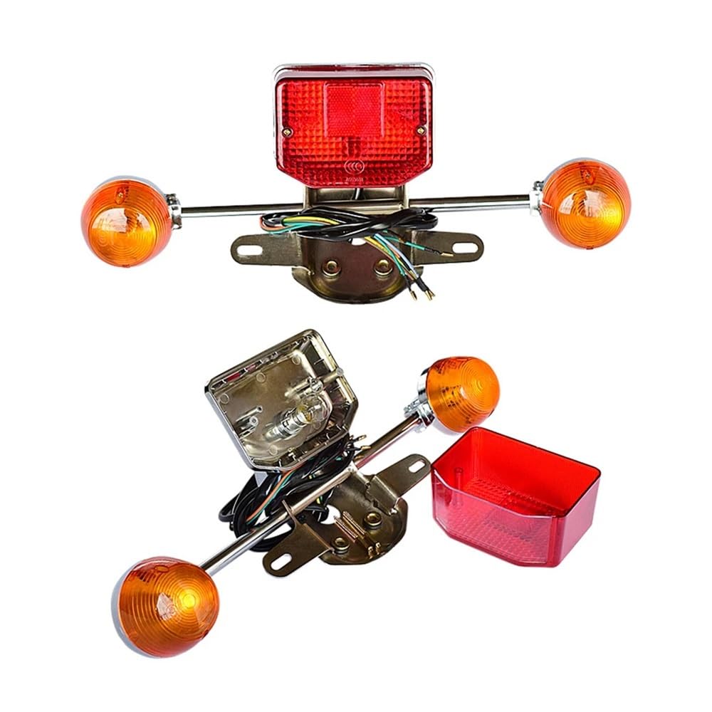 Segnale Luce Freno Lampada Di Coda Del Motociclo Luce Arresto Freno Posteriore Per SDH125 CM125 Con Luci Svolta 12V Illuminazione Decorativo Universale