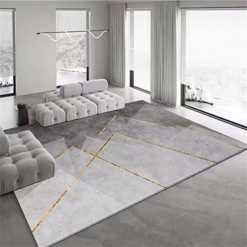 Tapis extérieur gris 60x90cm idéal pour aménager un balcon moderne