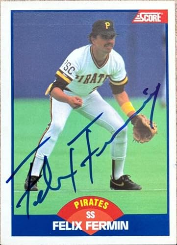 Felix Fermin Autographed 1989 Score #620
