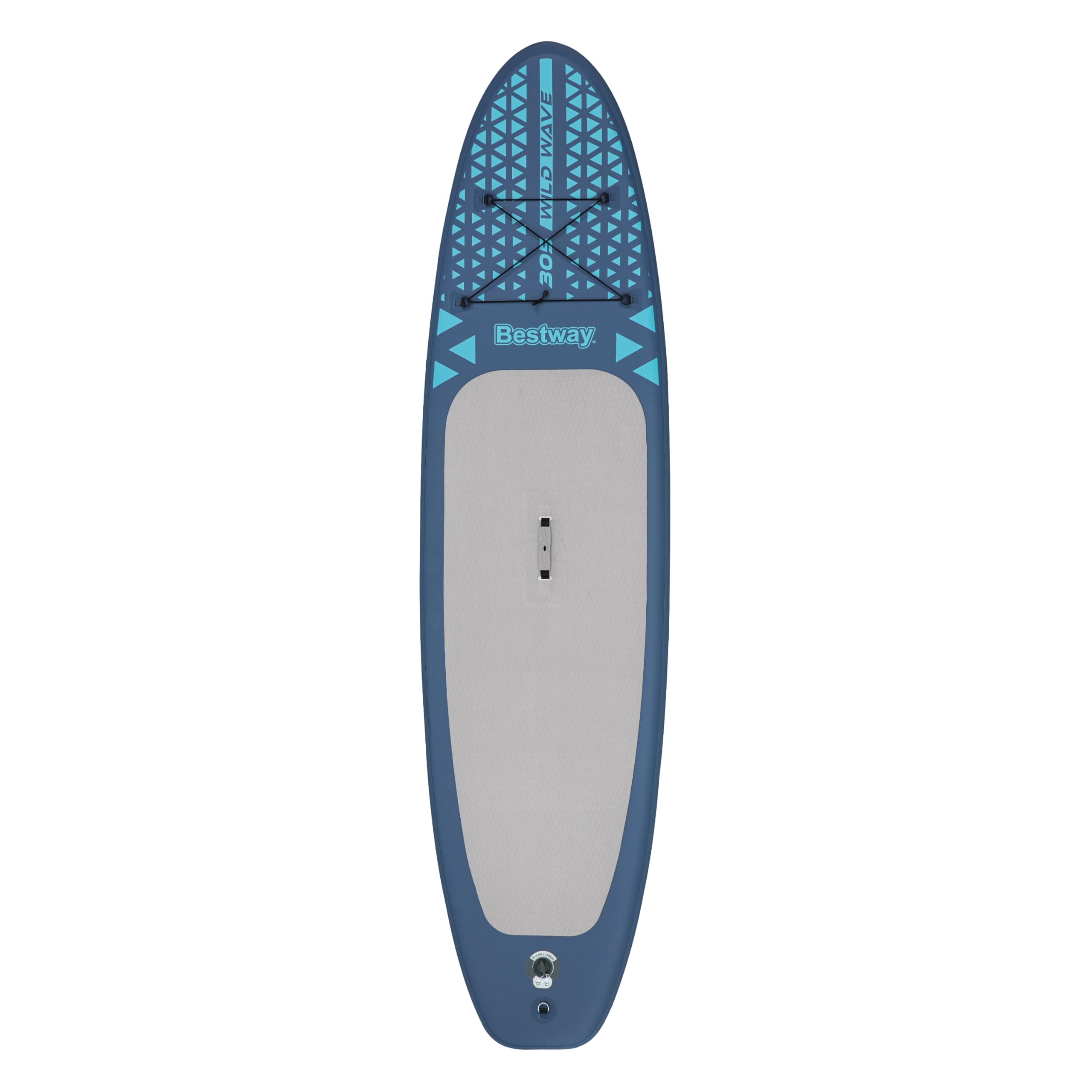 Bestway SUP Allround Board-Set Wildwave 305 x 76 x 12 cm – Aufblasbares Stand Up Paddle Board, SUP Komplettset für Einsteiger mit Paddel, Pumpe & Rucksack