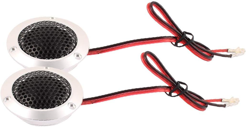 NEW LON0167 2 Pcs Silver Tone 2.2" Diam Metal Loud Speaker Dome Tweeter 250W for Auto Car(2 Stck Silber Ton 2,2' 'Diam Metall Lautsprecher Dome Hochtner 250 Watt fr Auto Auto