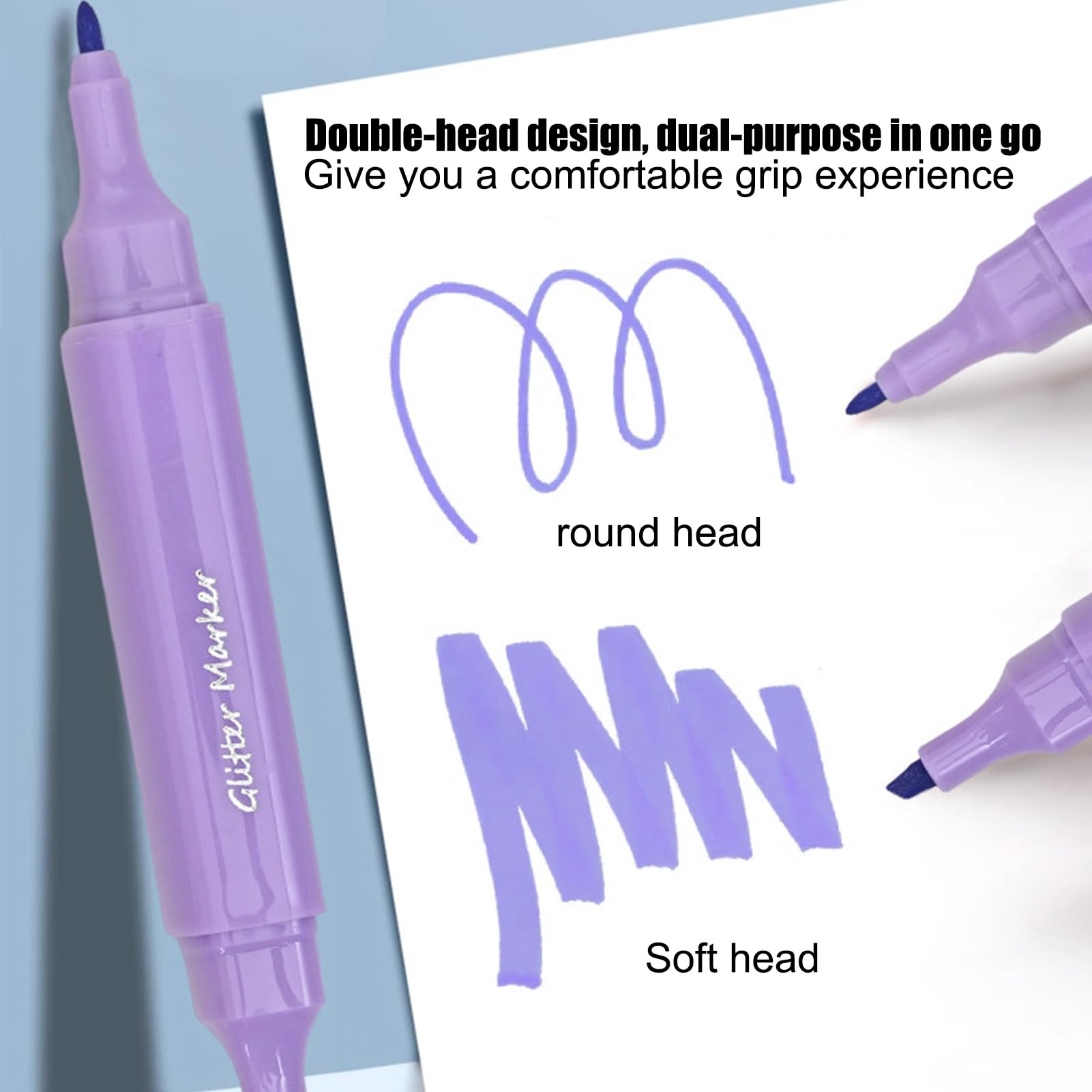 Ausgefallene Textmarker | 4-teiliges Doppelend-Textmarker-Set