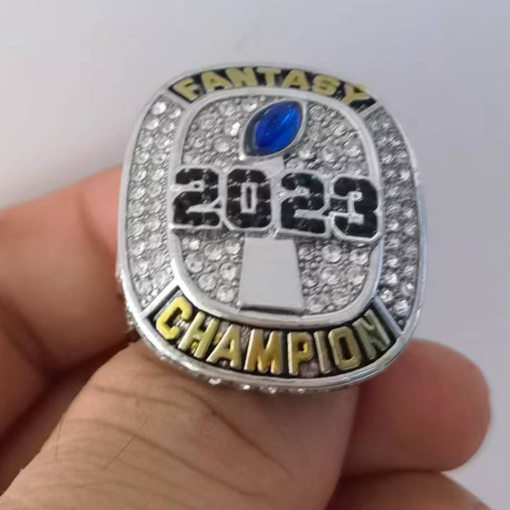 Fantasy Football Championship Ring 2023 Trophy Award Prize Sports Winner FFL Champion Ring