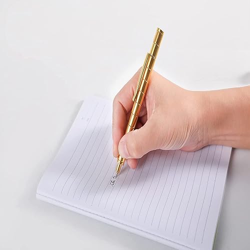 Miniatura 6 de Plmzjm Bolígrafo de juguete antiestrés para aliviar el estrés, bolígrafo de metal de descompresión creativo, multifuncional, deformable, juguetes