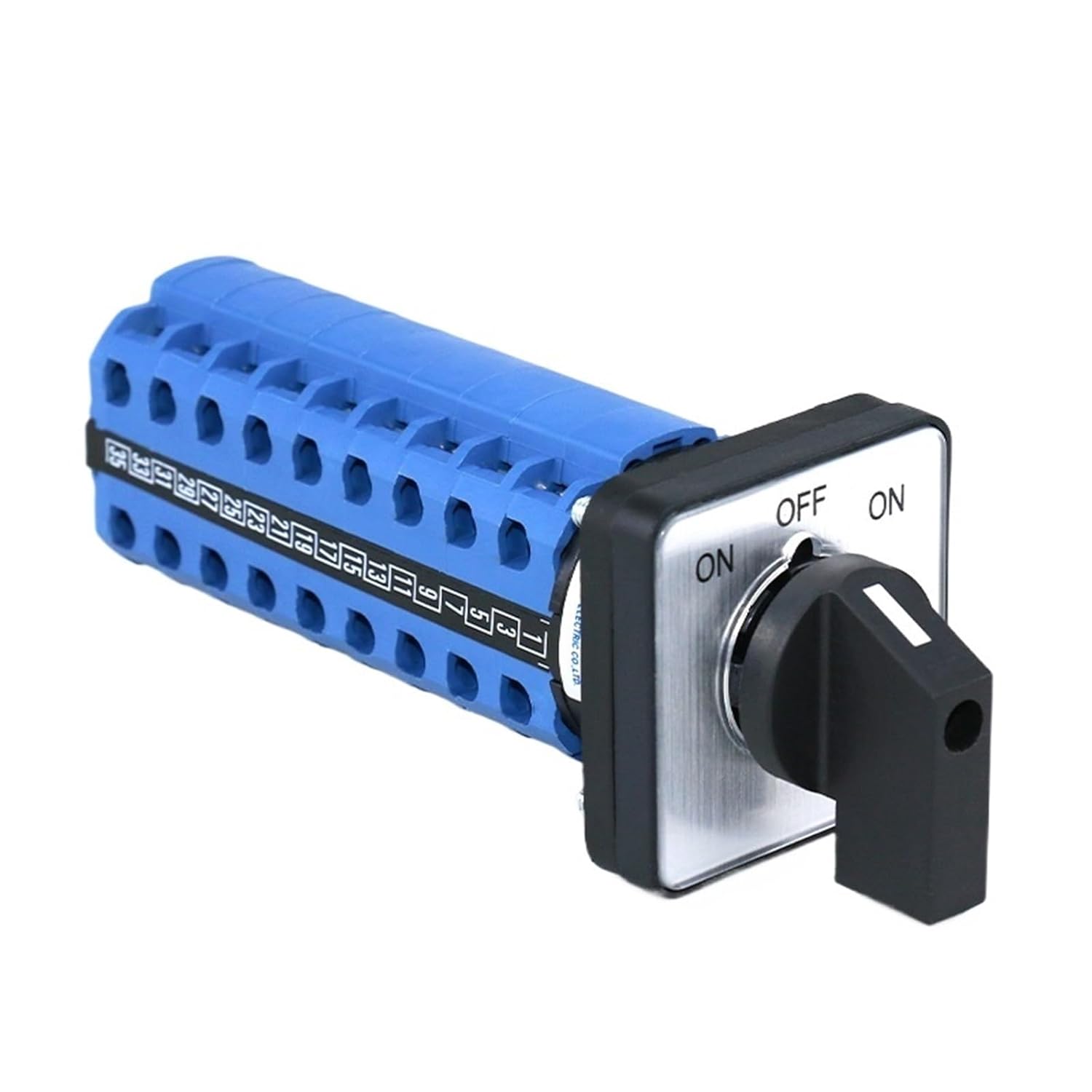 SZW26/LW26-20 ON-Off-ON 3 Position 36 Terminals 20A Transfer Changeover Cam Universal Selector Switch 64X64 48X48 mm Panel(ON Off ON 64X64mm)