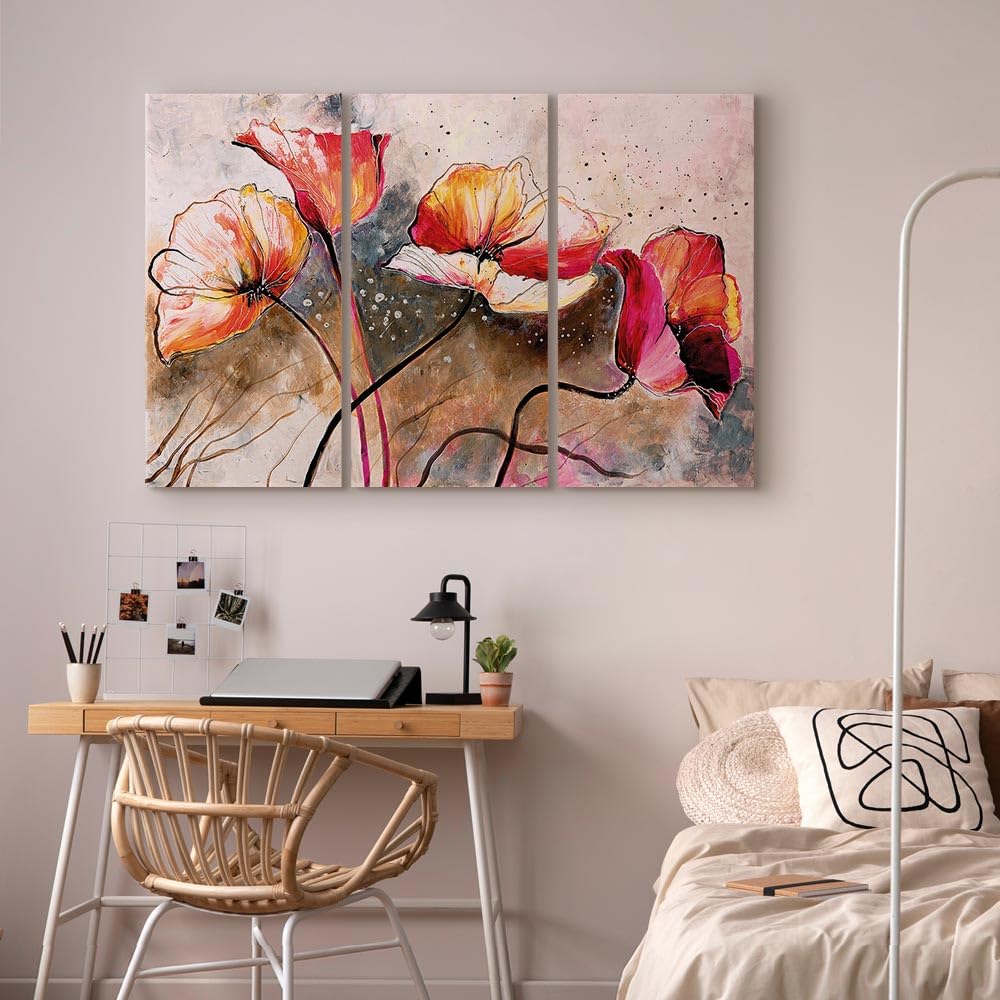 B&D XXL - Tableau décoratif moderne 200x100 cm - Impression sur toile colorée - Décoration murale pour salon et chambre - Ville l'architecture urbain pont new york 051477
