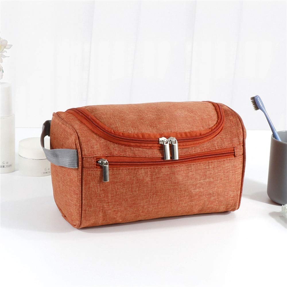 DieffematicHZB Maletin Maquillaje Hombres Colgando la Bolsa de cosméticos Caja de Maquillaje de Negocios Mujeres Viajes Maquillaje Cremallera Organizador de Almacenamiento Batería de baño Kit de baño