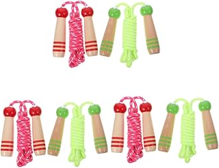 INOOMP 6 pcs cartoon skipping rope portable gym machine skipping rope for kids fitness jump rope exercise ropes jump rope cable light up jump rope Adjustable Skipping Ropes Jump Rope Kids