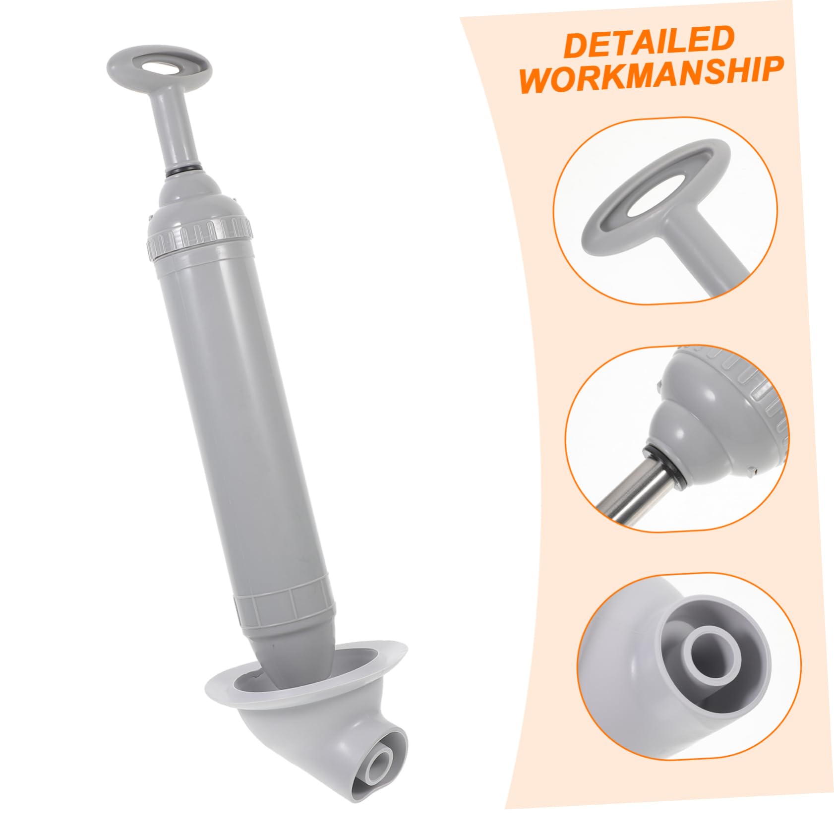 Mikikit 3 Pièces Déboucheur de Puissant Outil Ergonomique à Forte pour Débouchage des Canalisations