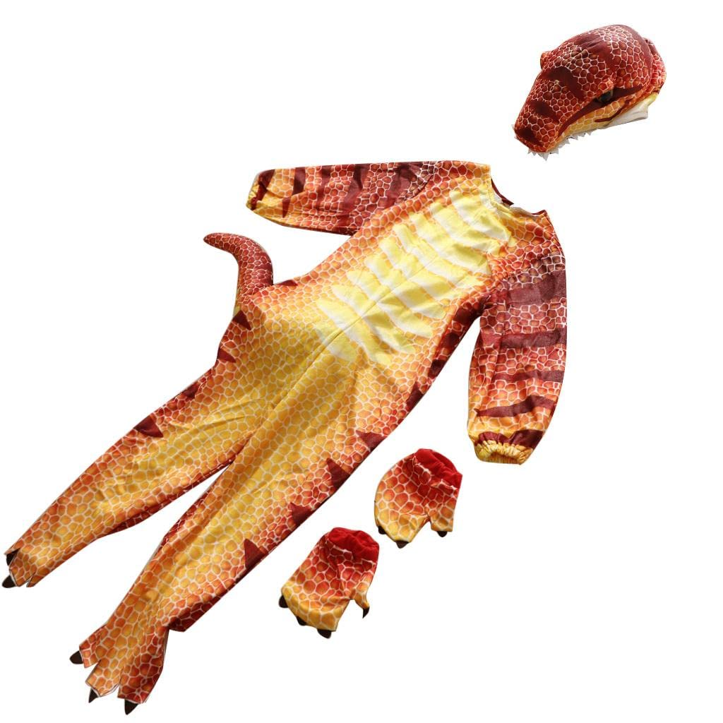 CALANDIS Kids Toddle Dinosaur T-Rex Costume Halloween Party Fancy Dress 4T-6T Red (B0B1MNF3ZY) Amazon Price History, Amazon Price Tracker