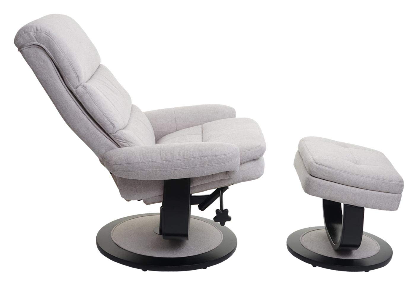 Mendler HWC-C16 - Sillón de relax (con compartimento de almacenamiento), color beige
