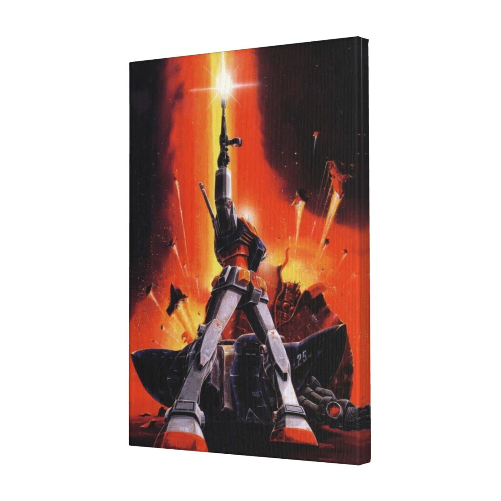 Amazon｜機動戦士ガンダム ポスター 壁紙 油絵 アートパネル モダン