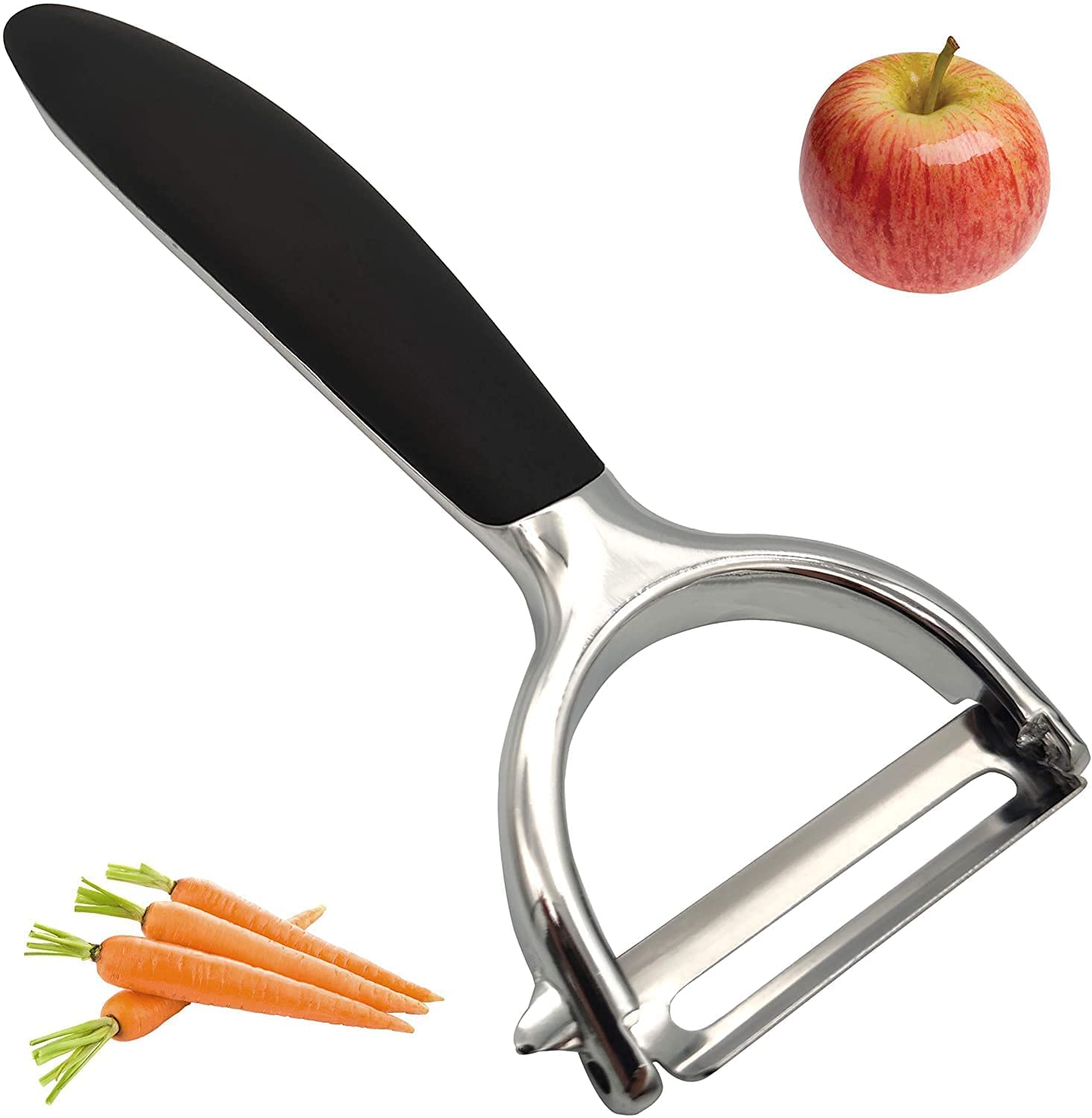 Orbit HOUSR Vegetable and Fruit Peeler Multipurpose Use for Kitchen Stainless Steel Blades Set of 1