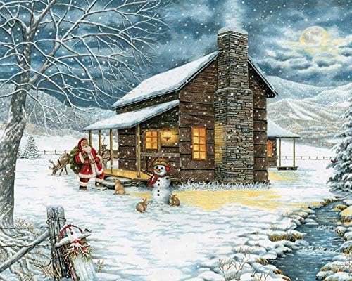 Heritage Puzzle A Smoky Mountain Christmas - 550 Piece Jigsaw Puzzle