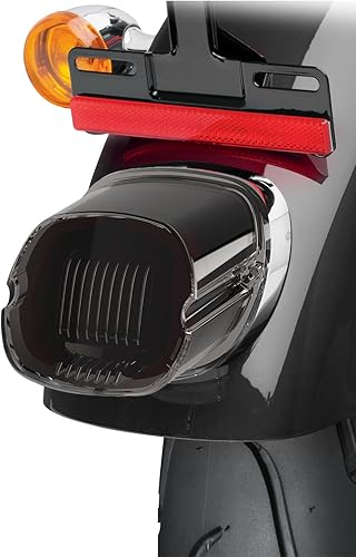 Miniatura 4 de QUASCO Luz trasera LED estroboscópica de freno trasera ahumada, compatible con Harley Dyna Sportster Road King Electra Glide Heritage Softail Fatboy
