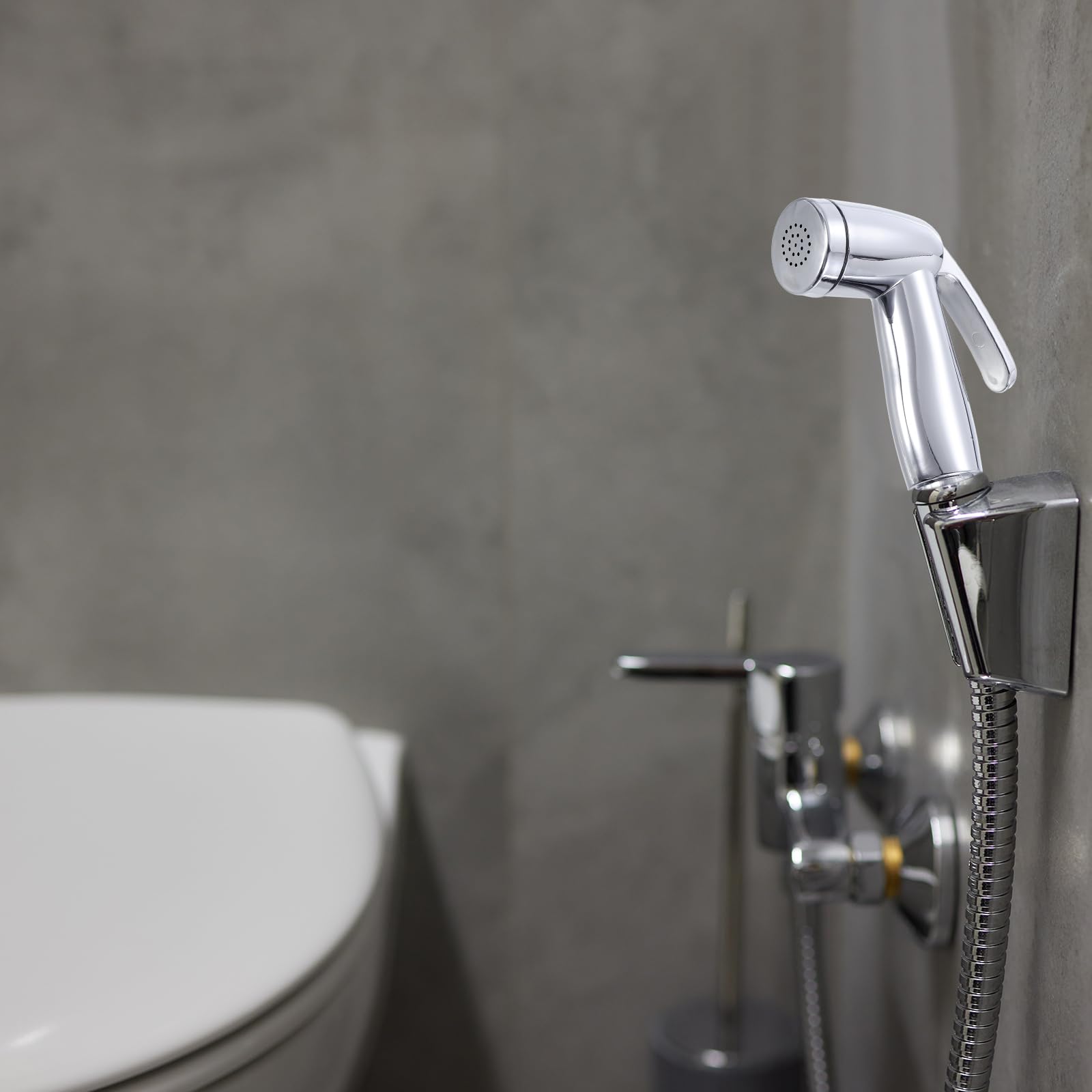 uxcell Bidet Sprayer Pressurized Handheld Bidet Sprayer for Toilet Jet Spray Bidet Attachment Bidet Toilet Sprayer Head for — view 5