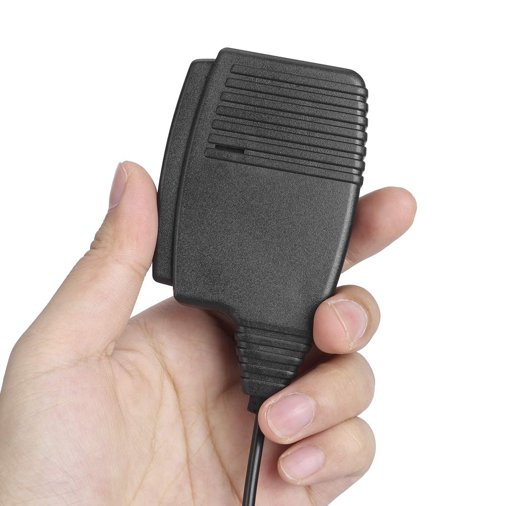 Naroote Altavoz de Sirena Ruidoso de 5 Tonos para Advertencia de Seguridad del Coche, Bocina de Sirena Potente de 100W, Alarma Electrónica Negra Compacta, Fácil Instalación