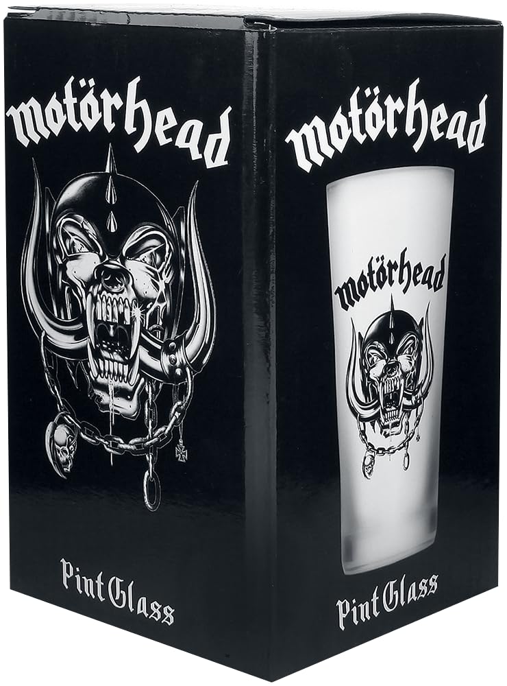 MOTORHEAD England official 1 pint beer glass