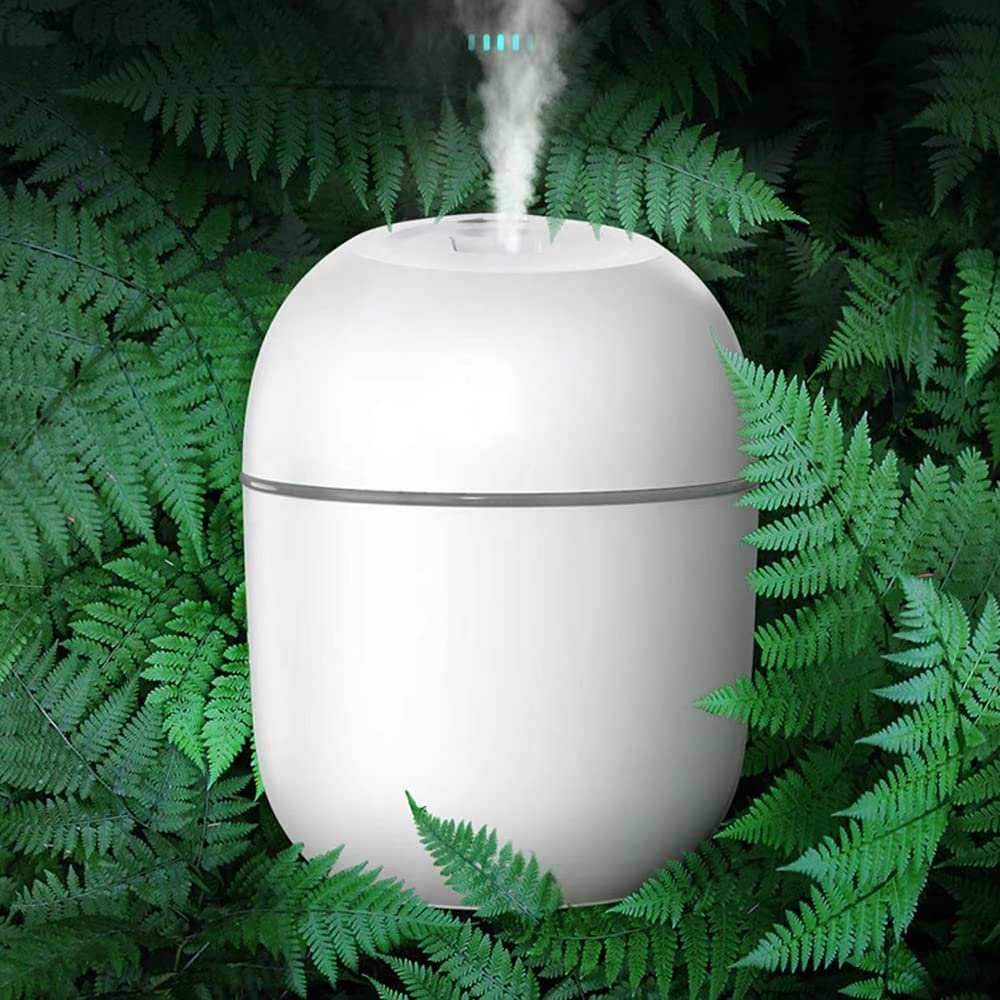 Mini Humidifier, USB Power Supply, Suitable for Study Room, Bedroom, Baby Room, Office, Car, With 7 Color LED, Air Humidifier, Can Be Used for Facial