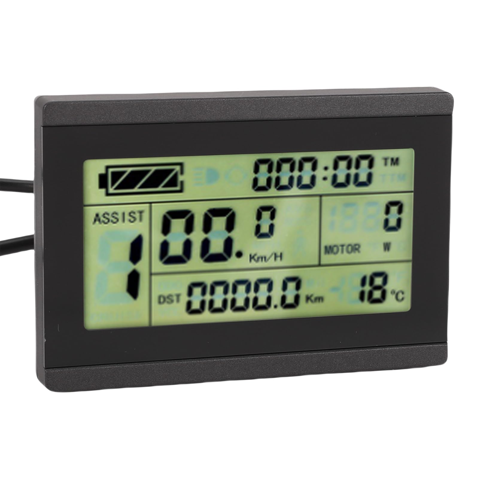 Generic Wyświetlacz LCD do Hulajnogi Elektrycznej Trwały Panel Sterowania dla Entuzjastów Jazdy na Rowerze Materiał ABS Kompatybilny do Różnych zastosowań