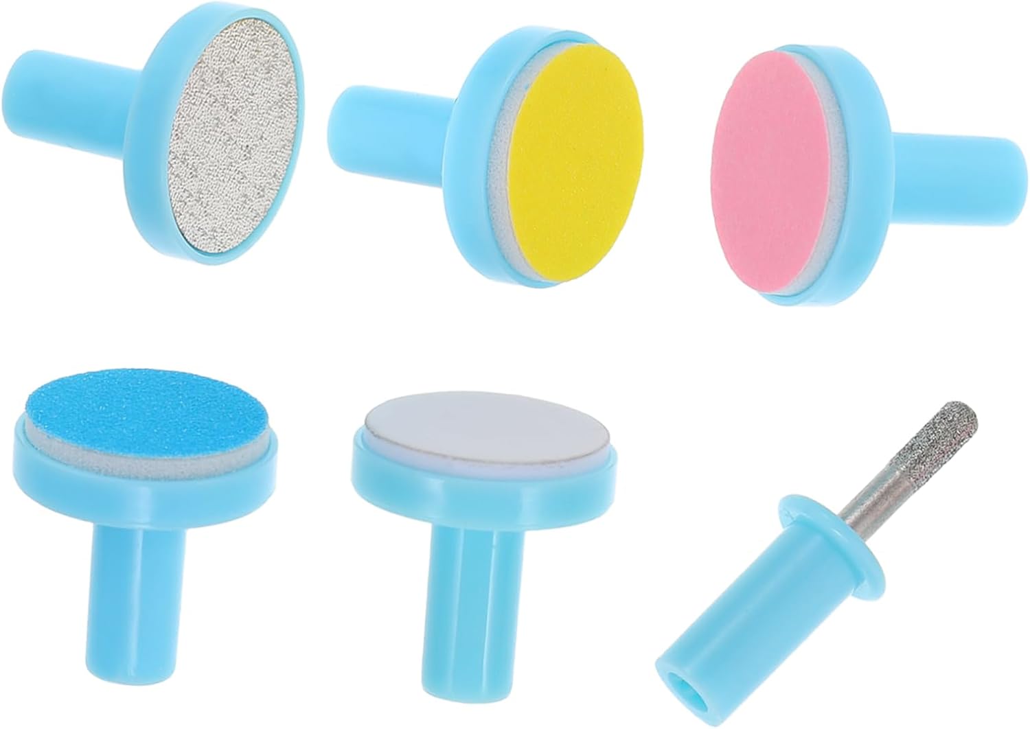 Baby Electric Nail Buffer Replacement Heads 6pcs Plastic