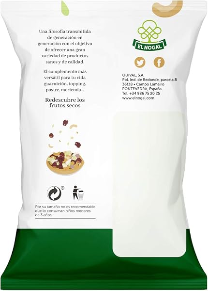 El Nogal Frutos Secos Harina de Almendra Bolsa, 1000 G - 2