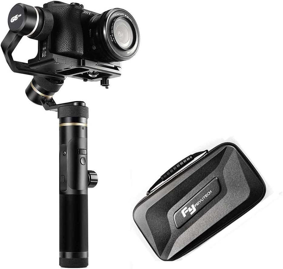 Feiyu G6 Plus 3-Axis Handheld Splashproof Gimbal for Smartphones, Action Cameras, Digital Cameras, Mirrorless Cameras