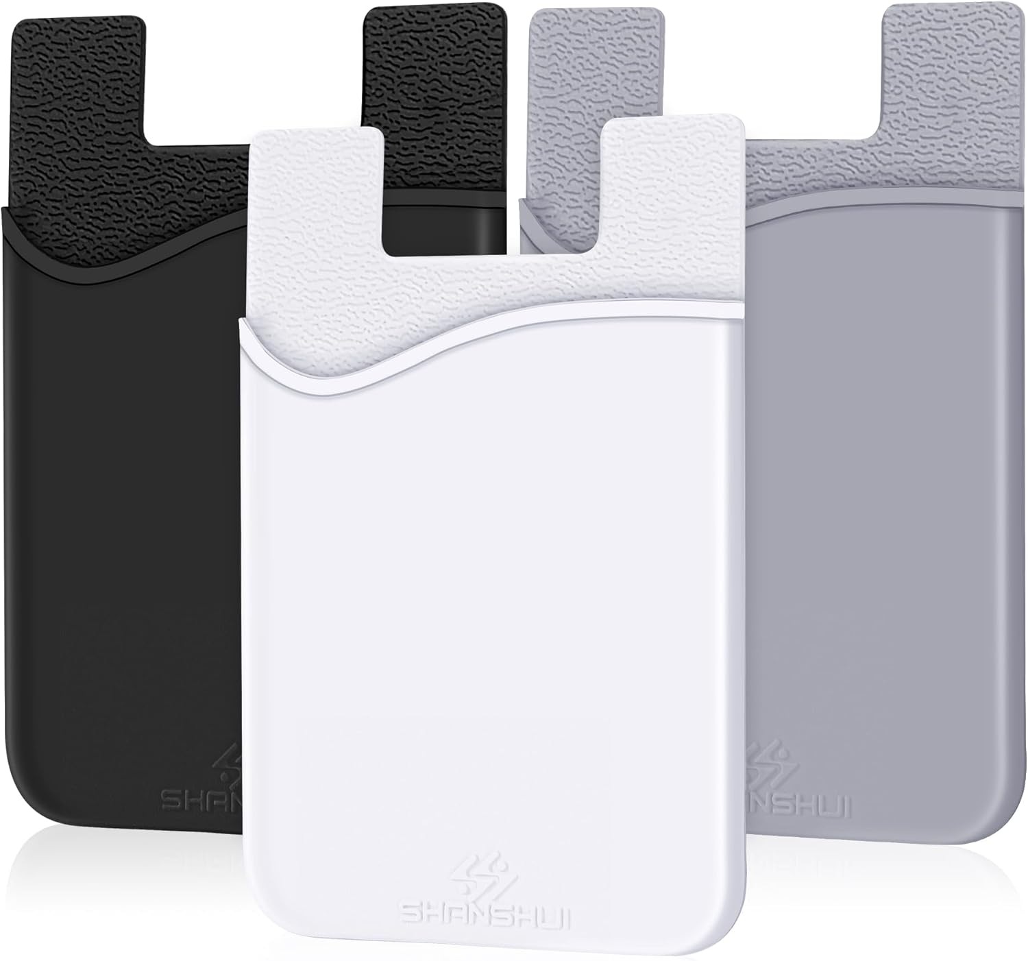 SHANSHUI Card Holder for Phone Case, 3 Pack Phone Wallet...