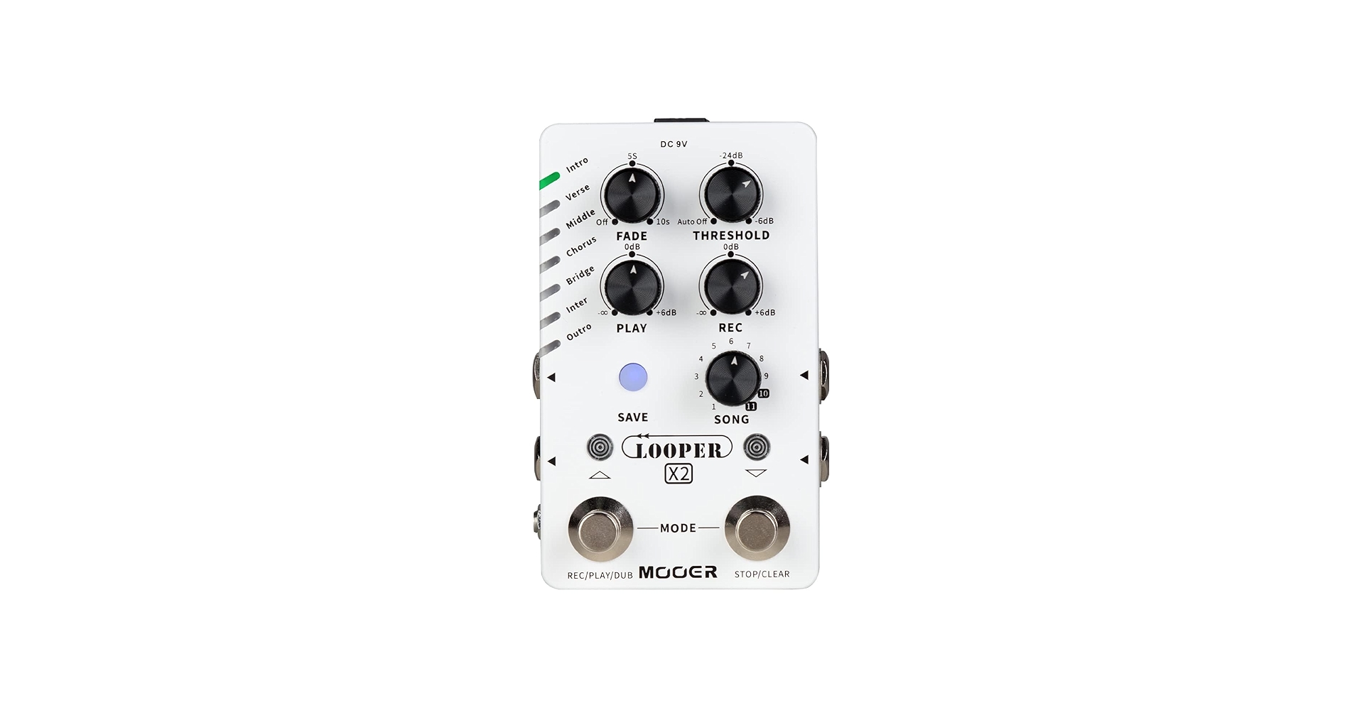 ギター MOOER Looper X2 61yeTVqXboL.jpg_BO30,255,255,