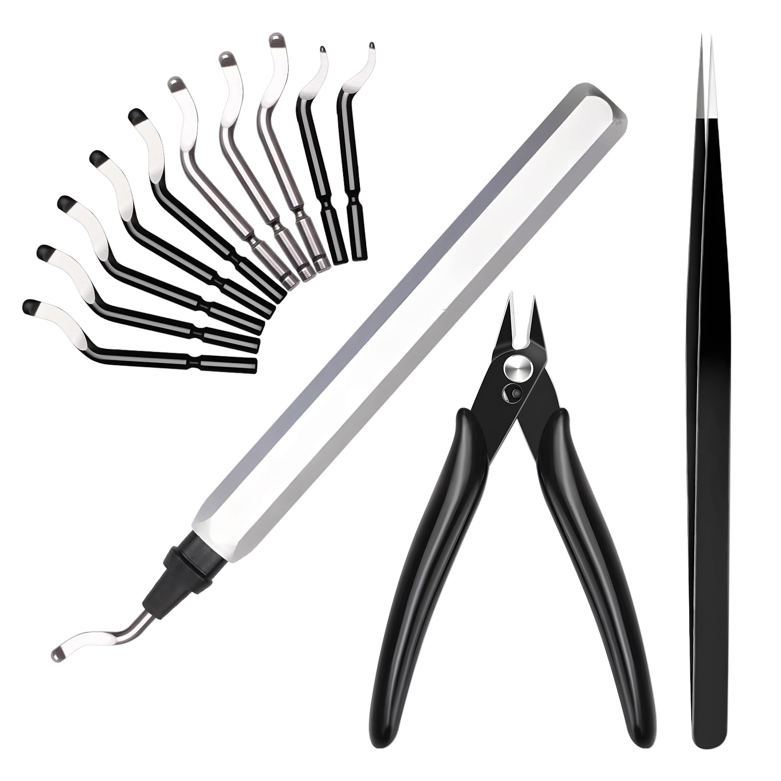 Deburring Tool Set - 13pcs Blades for 3D Printing & Metal -1
