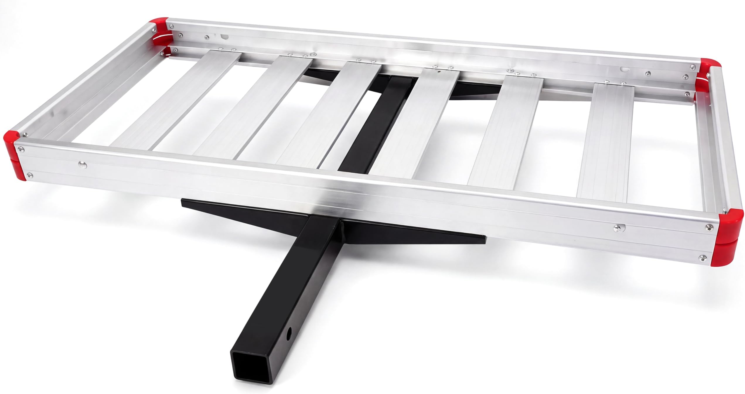 MaxxHaul 70422 48" x 21" Hitch Mount Compact Aluminum Cargo Carrier - 500-lb Load Capacity