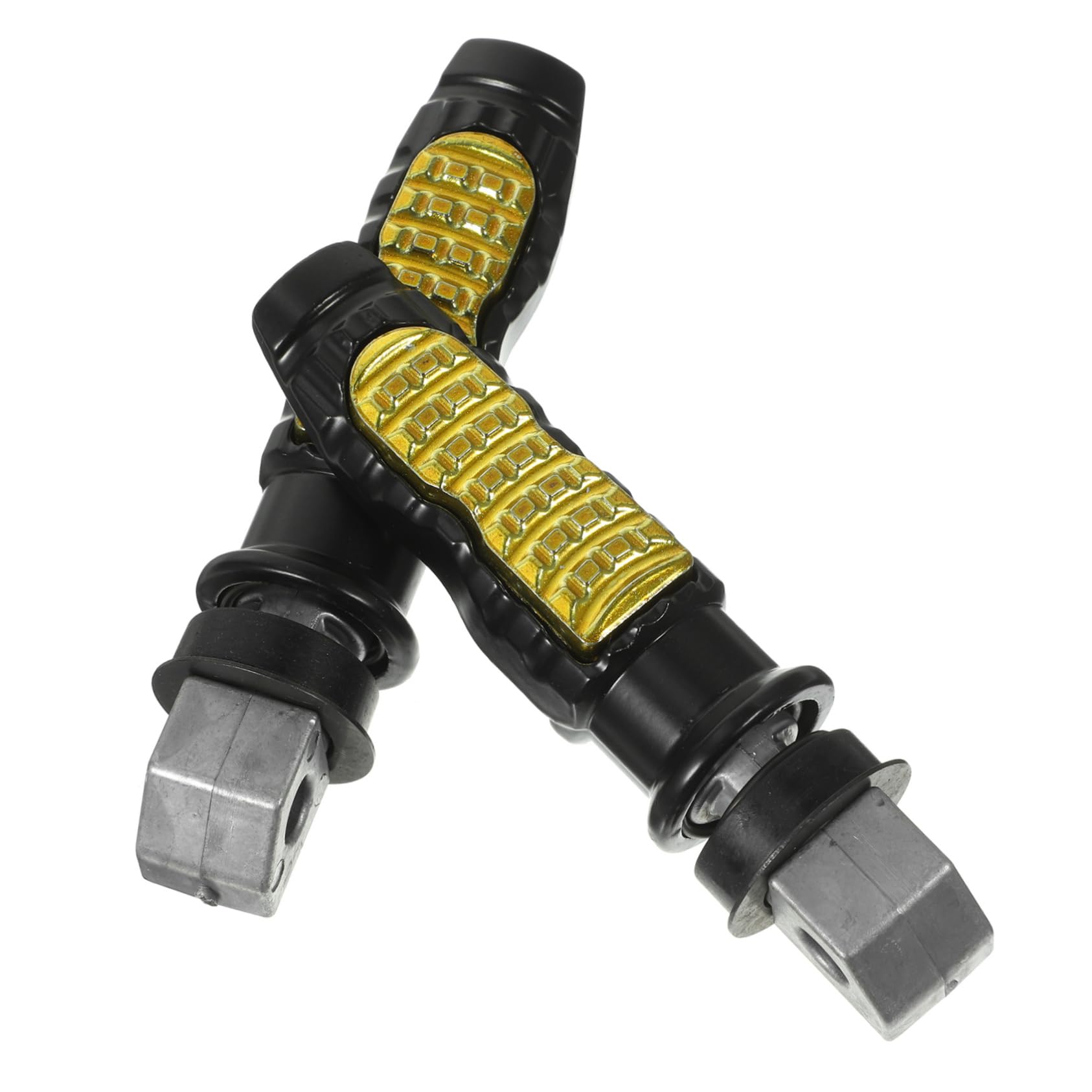 FELTECHELECTR 2pcs Motorcycle Footrest Aluminum Alloy Foot Peg Rest Sturdy Foot Peg for Bike Rear