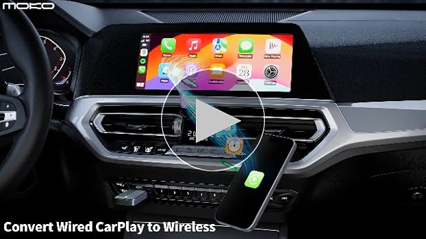 Amazon.com: MoKo Wireless CarPlay Adapter for Apple iPhone