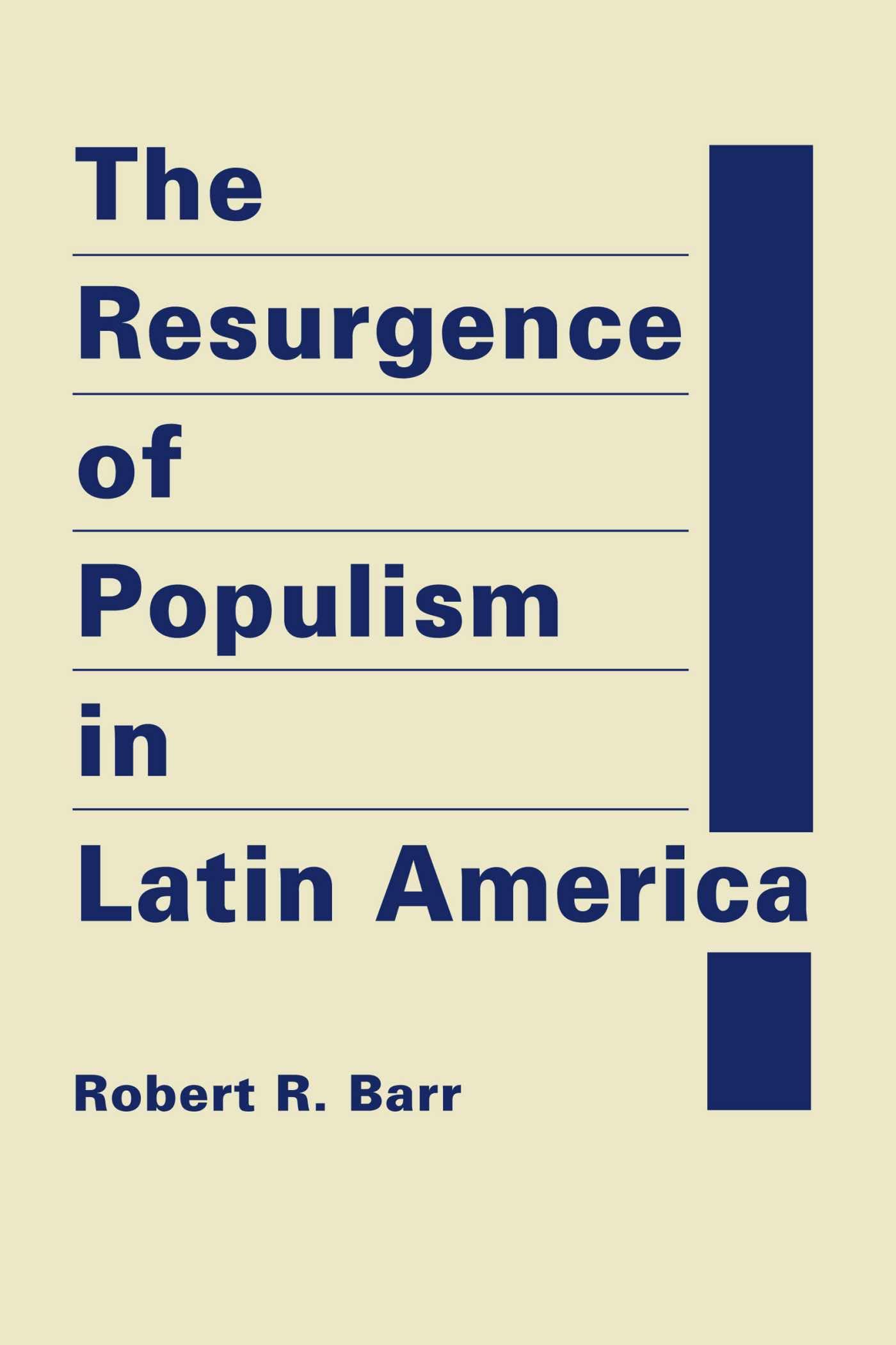Buy The Resurgence of Populism in Latin America — BookShops.in