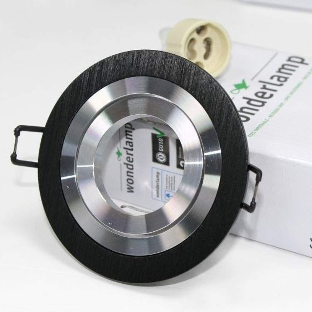 Wonderlamp Einbaustrahler Pack de 10 aluminium