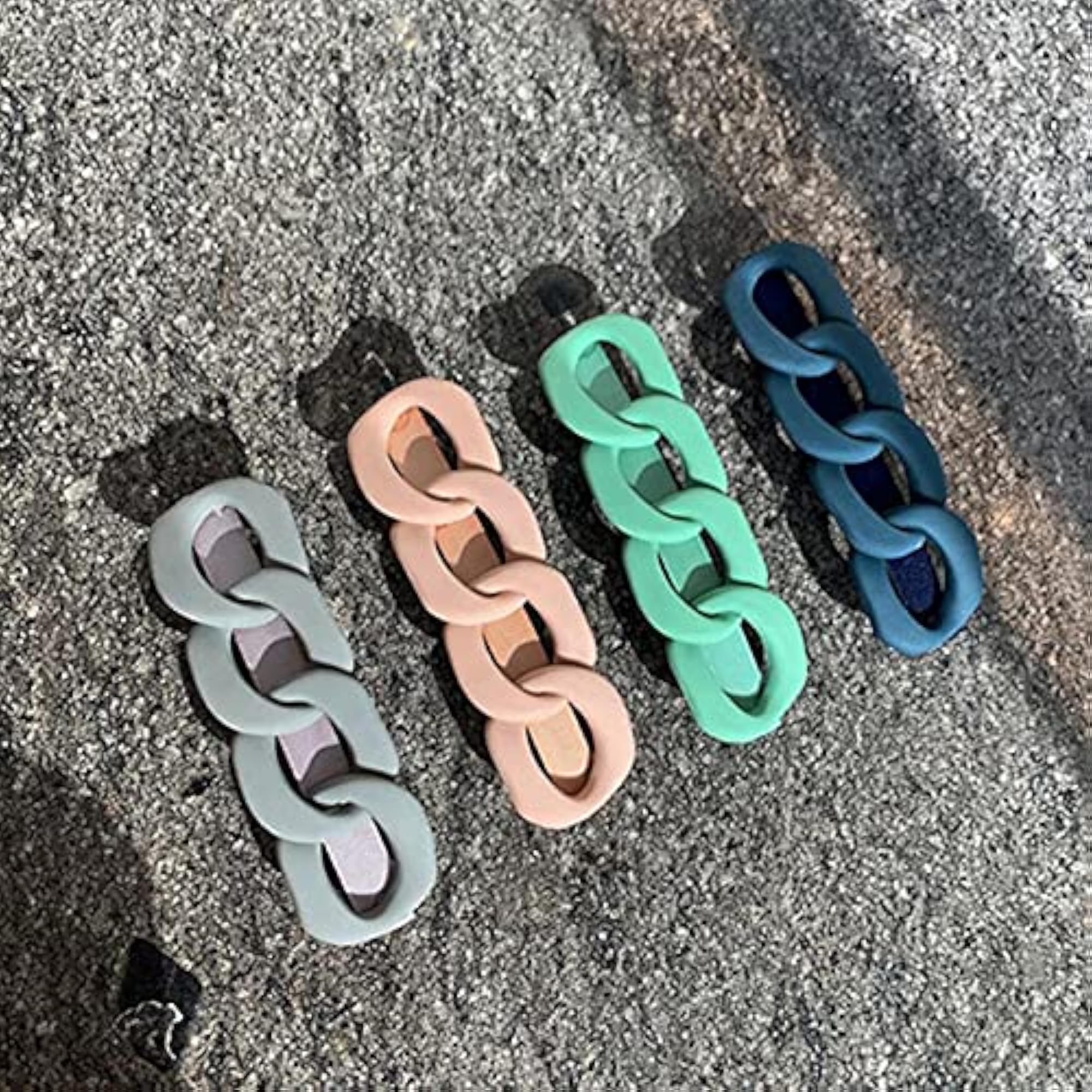 4pc No Damage French Hair Clip Set for Kids