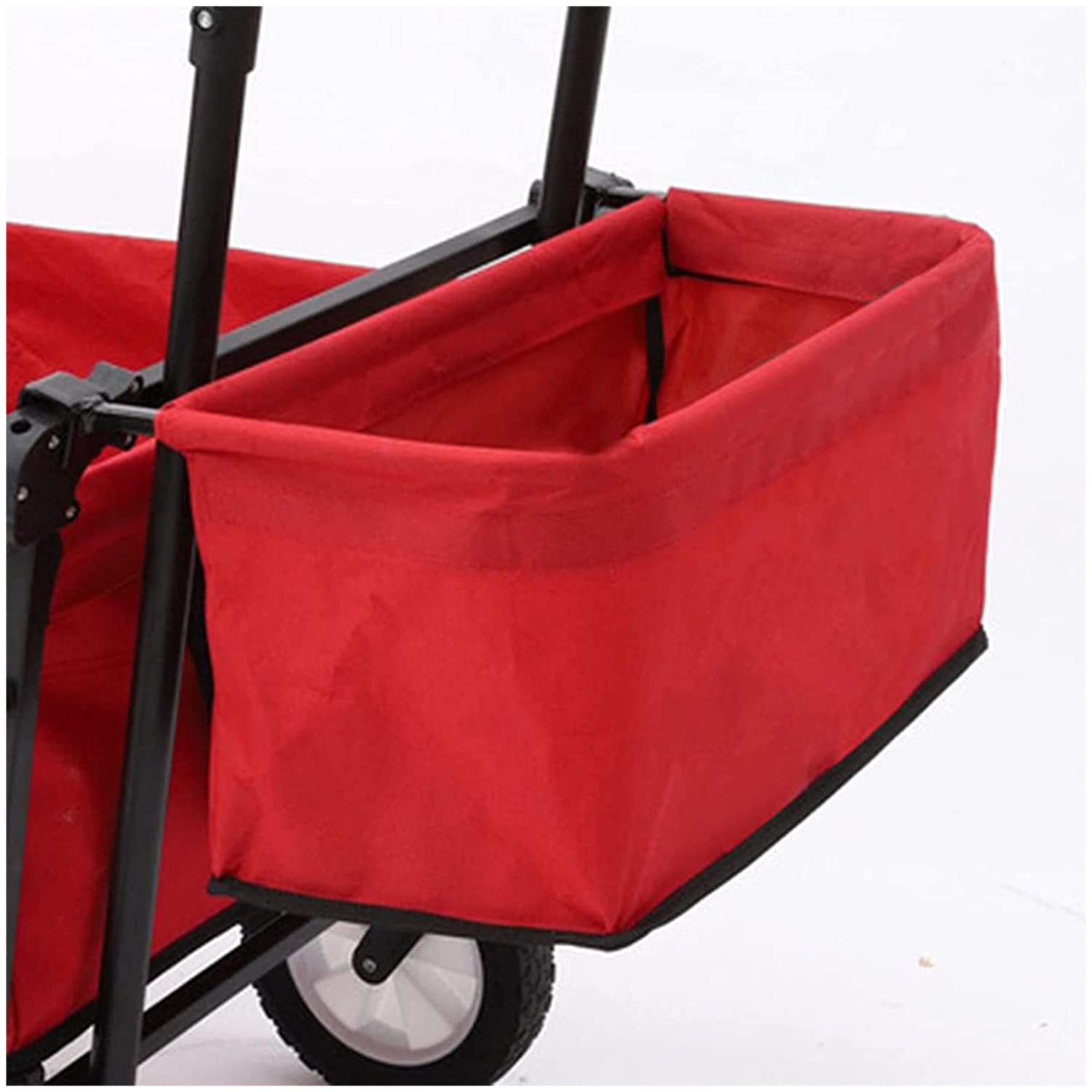 Składana torba na wózek ze zdejmowaną kieszenią 600D Oxford Storage Organizer do zakupów spożywczych Camping Travel Lightweight Portable Trolley Accessories Łatwa instalacja