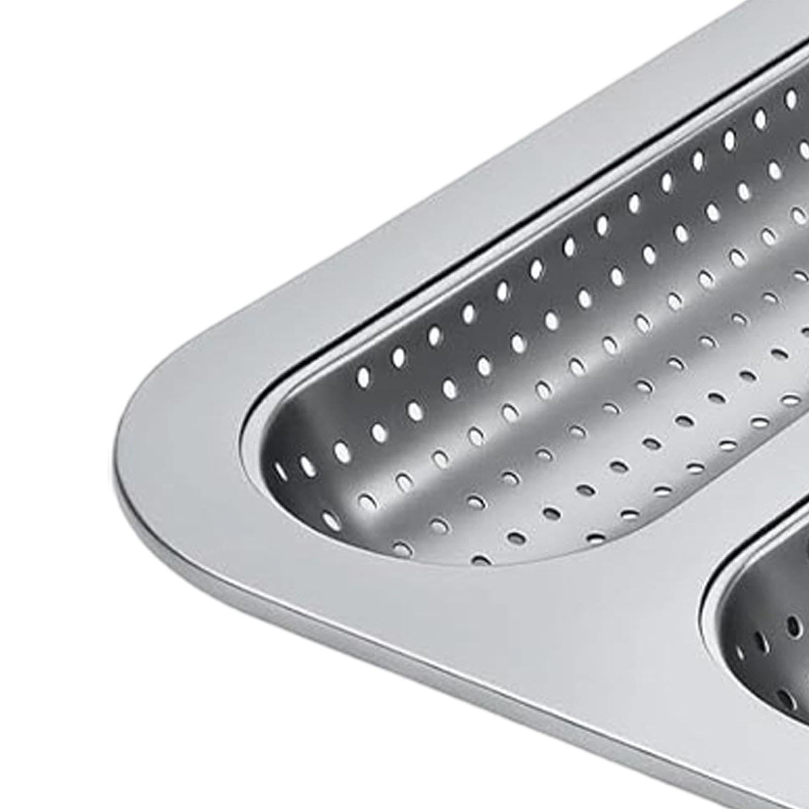 Molde para Baguette Bandeja Para Horno Perforada Antiadherente Con 3 | 2 Moldes De Pan Francés Para Cocinar A Diario Y Preparar Comidas Al Aire Libre Y En El Hogar