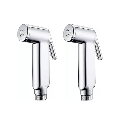 Blue Craft Abs Health Faucet Gun PC II Hand Shower Chrome Finish II Jet Spray for Toilet, Bathroom (Pack of 2 Piece)