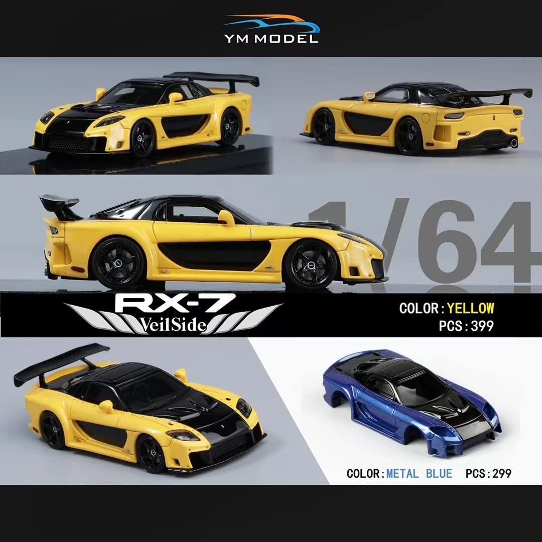 Amazon | 1/64 YM MODEL マツダ RX7 ヴェイルサイド mazda VeilSide