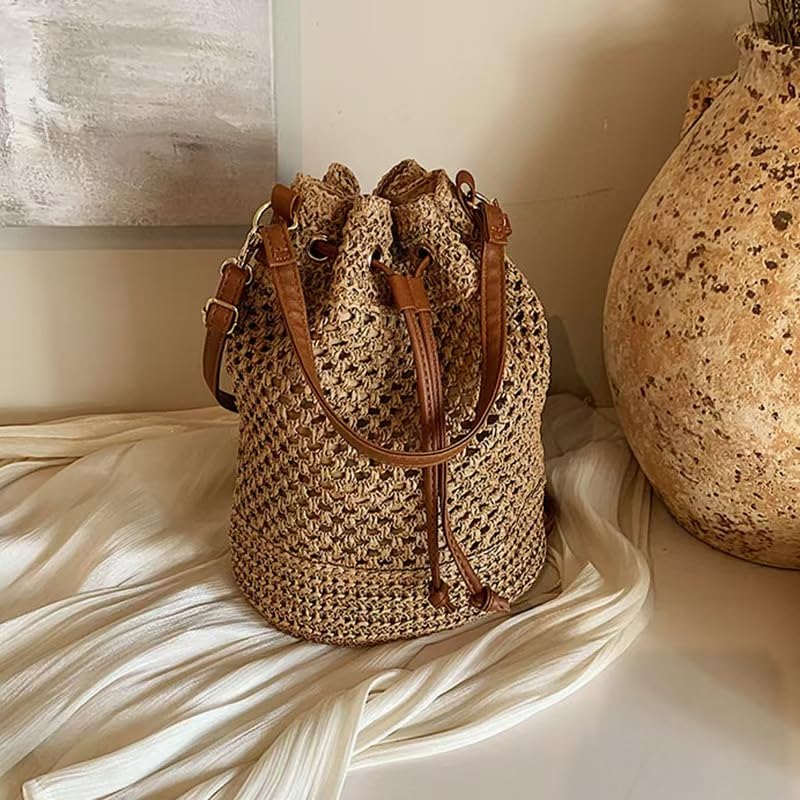Vacation Handbags, Straw Crossbody Bags for Women, Woven Beach Bags, Summer Purses are Suitable for Various Occasions2