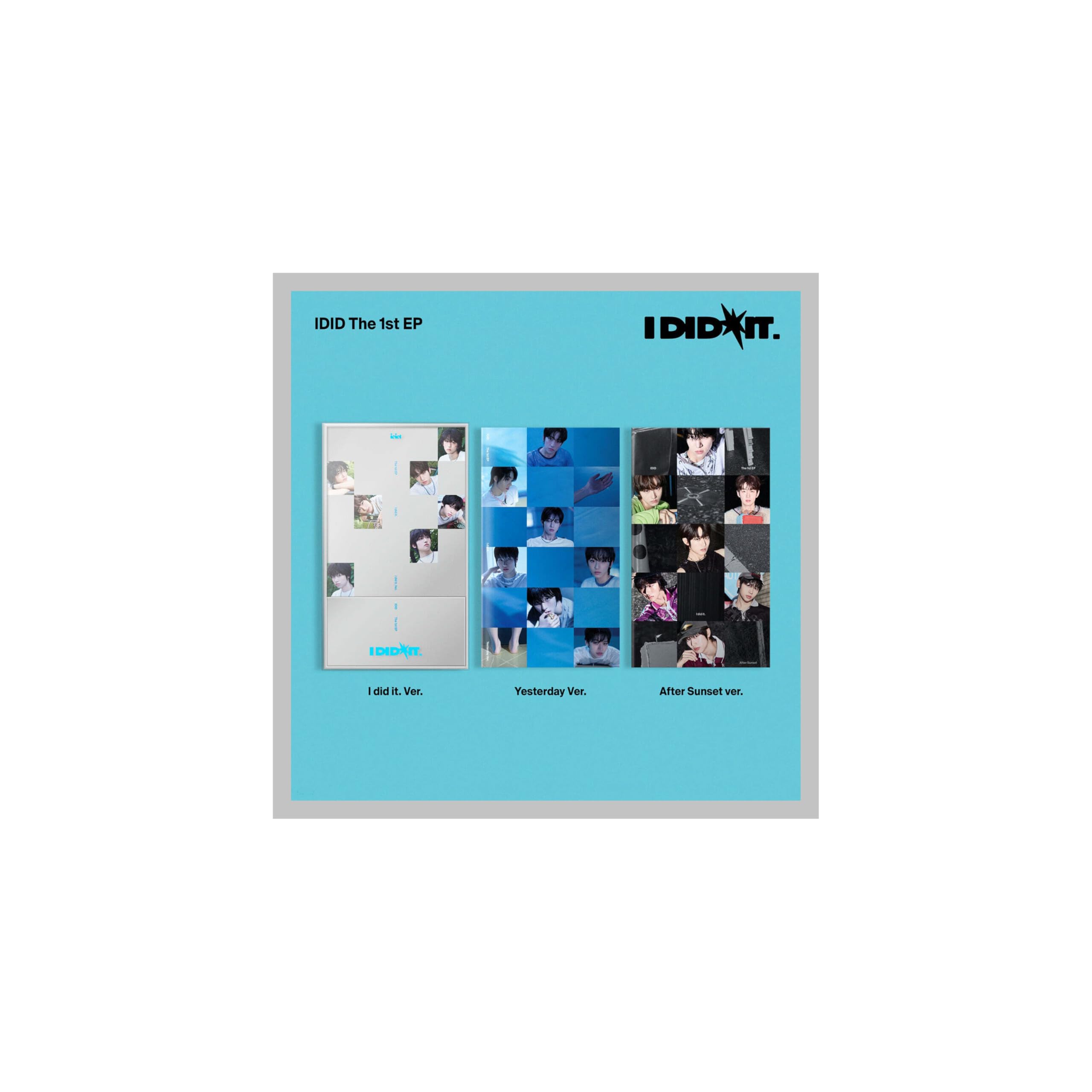 IDID I did it 1er mini album lot de 3 CD originaux sous blister