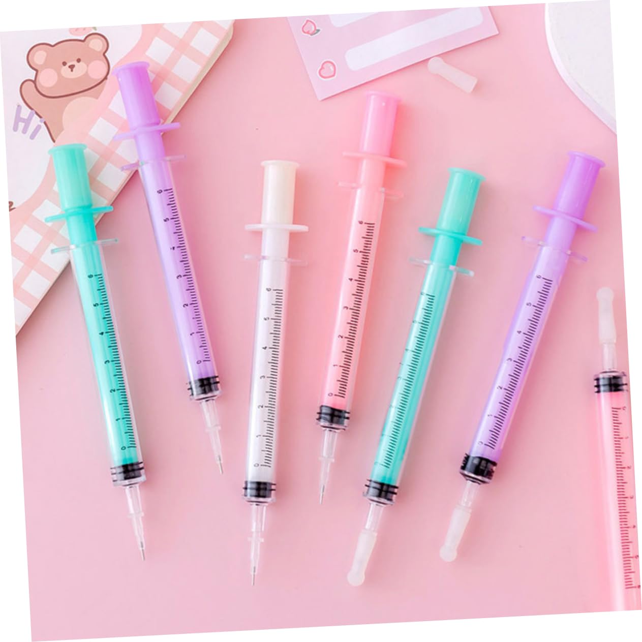 Uonlytech 2 Set Penne Gel Colorate Scrittura E Confortevole Per Scuola E Ufficio Materiale Premium Per E Creazioni 12 Pezzi*2