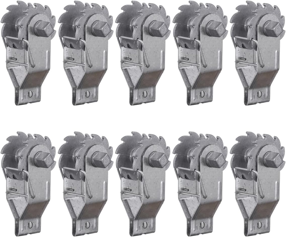 Electric Fence Wire Strainer, 10PCS Heavy Duty Inline Wire Tensioner, Wire Ratchet Tensioner for Electric Fence, Farm Fence